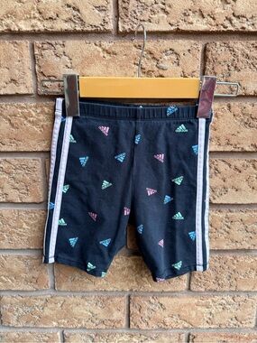 10/$25 • Adidas Black Logo-Print Athletic Shorts